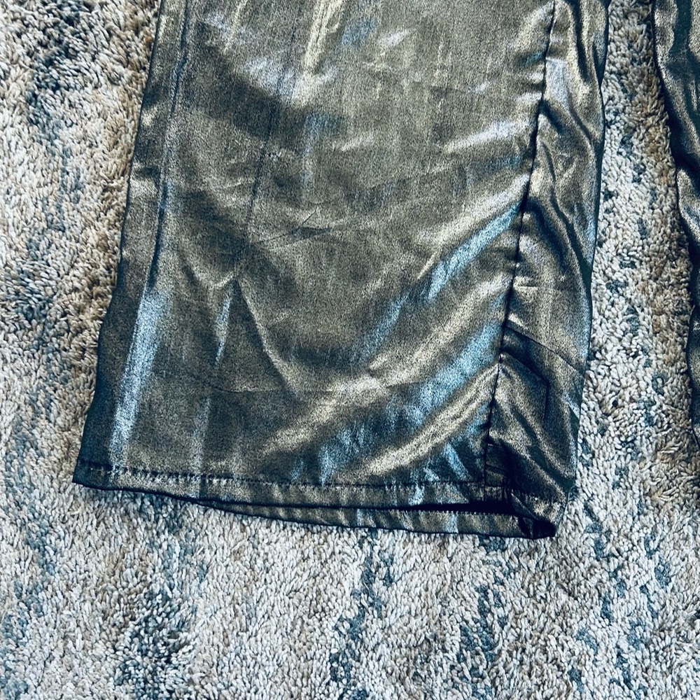 Angie Shimmering Silver Jumpsuit - Picture 8 of 9